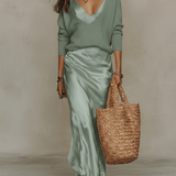 Isolde™ Knit & Satin Ensemble