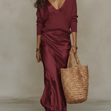 Isolde™ Knit & Satin Ensemble