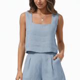 Aurora | Linen Two-Piece Set
