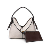 Women's Crossbody Canvas Wallet With Gold Zipper MDA0464H9I