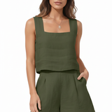 Aurora | Linen Two-Piece Set