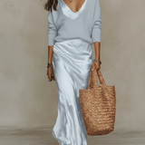 Isolde™ Knit & Satin Ensemble