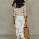 Isolde™ Knit & Satin Ensemble