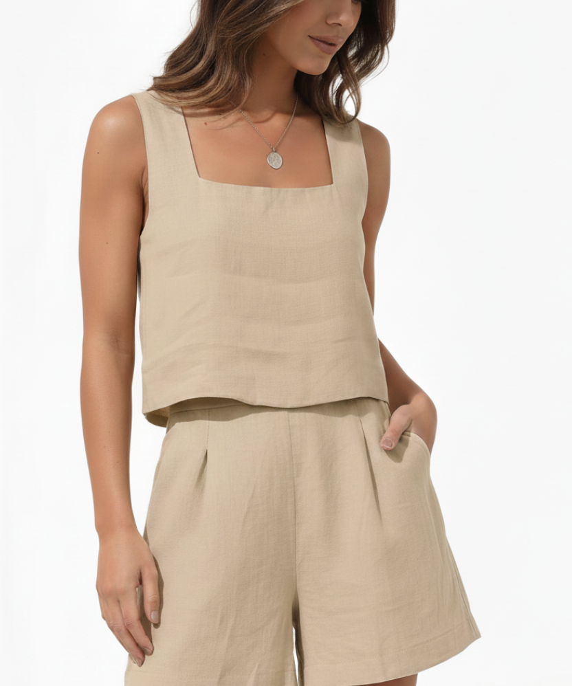 Aurora | Linen Two-Piece Set