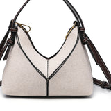 Women's Crossbody Canvas Wallet With Gold Zipper MDA0464H9I