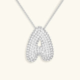 Bubble Initial Necklace