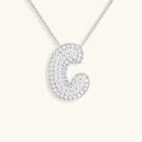 Bubble Initial Necklace
