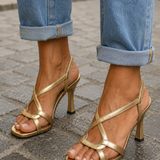 Elisabetta | Golden Sandals Summer Charm