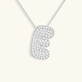 Bubble Initial Necklace