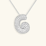 Bubble Initial Necklace