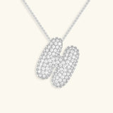 Bubble Initial Necklace