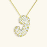 Bubble Initial Necklace