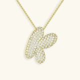 Bubble Initial Necklace