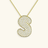 Bubble Initial Necklace