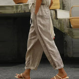 Abby | Women's Pants High Waist Tapered Leg Side Stripe