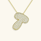 Bubble Initial Necklace