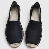 Cali | Women's Slip-On Espadrille Flats Linen Jute Sole