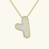 Bubble Initial Necklace