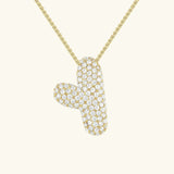 Bubble Initial Necklace