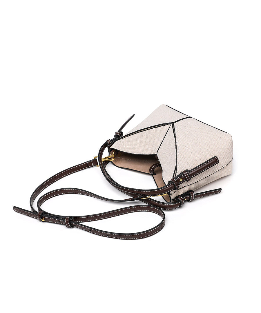 Women's Crossbody Canvas Wallet With Gold Zipper MDA0464H9I