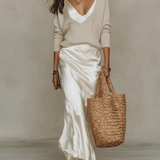 Isolde™ Knit & Satin Ensemble