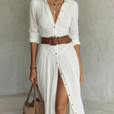 Camille™ Linen Blend Maxi Dress