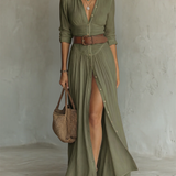 Camille™ Linen Blend Maxi Dress