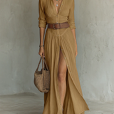 Camille™ Linen Blend Maxi Dress