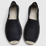 Cali | Women's Slip-On Espadrille Flats Linen Jute Sole