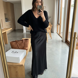 Isolde™ Knit & Satin Ensemble