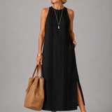Emberly™ Relaxed Embroidered Midi Dress