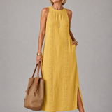 Emberly™ Relaxed Embroidered Midi Dress